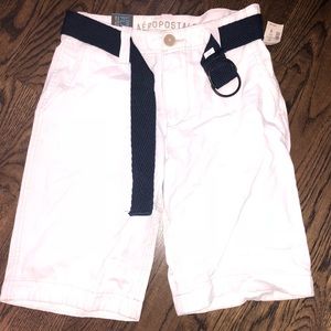 White Aeropostale khaki shorts